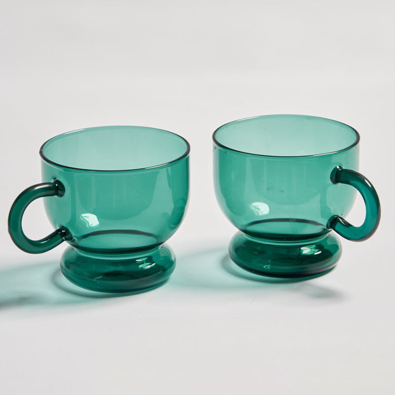 Wine Beer House - 2Pc Nordic Glas Koffie Melk Thee