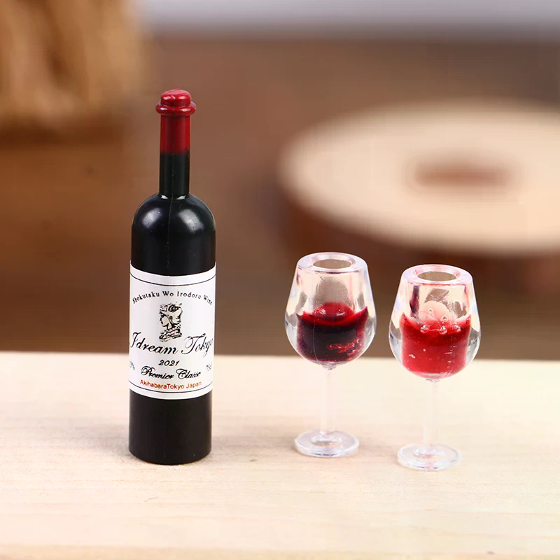 Wine Beer House - 5 stuks 1:12 poppenhuis miniatuur wijnbeker