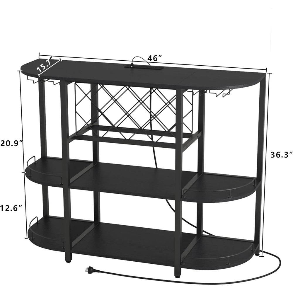 Zwarte 3-laags salontafel met  - Wine & Beer Hydrometer recensie en prijs