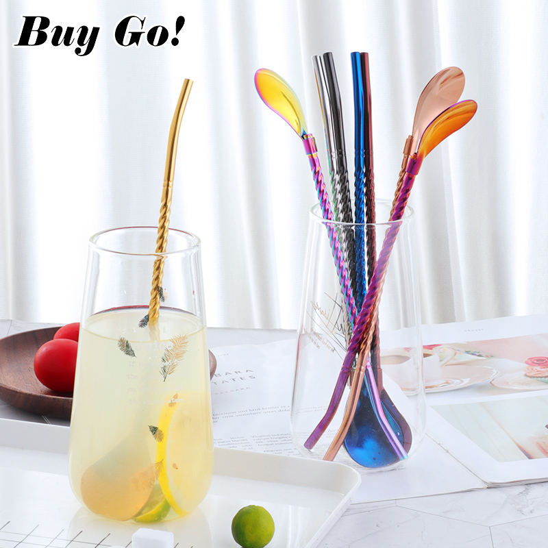 1 Pc Lange Grote Twisted Stro  - Bar Spoon Twisted recensie en prijs