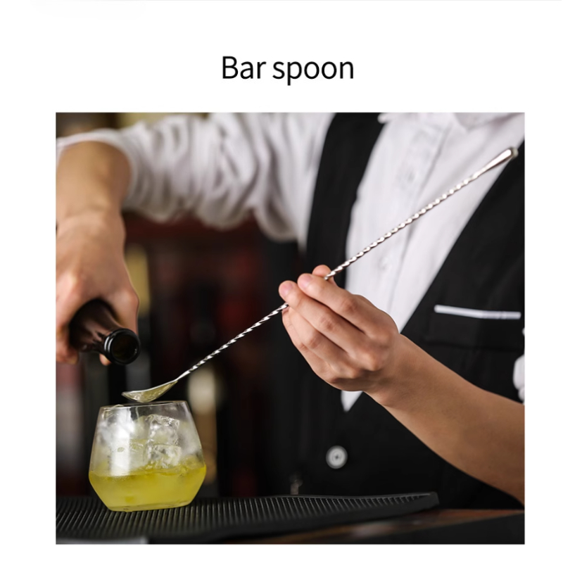 1 Stuks Cocktail Bar Lepel Rvs - Bar Spoon Twisted recensie en prijs