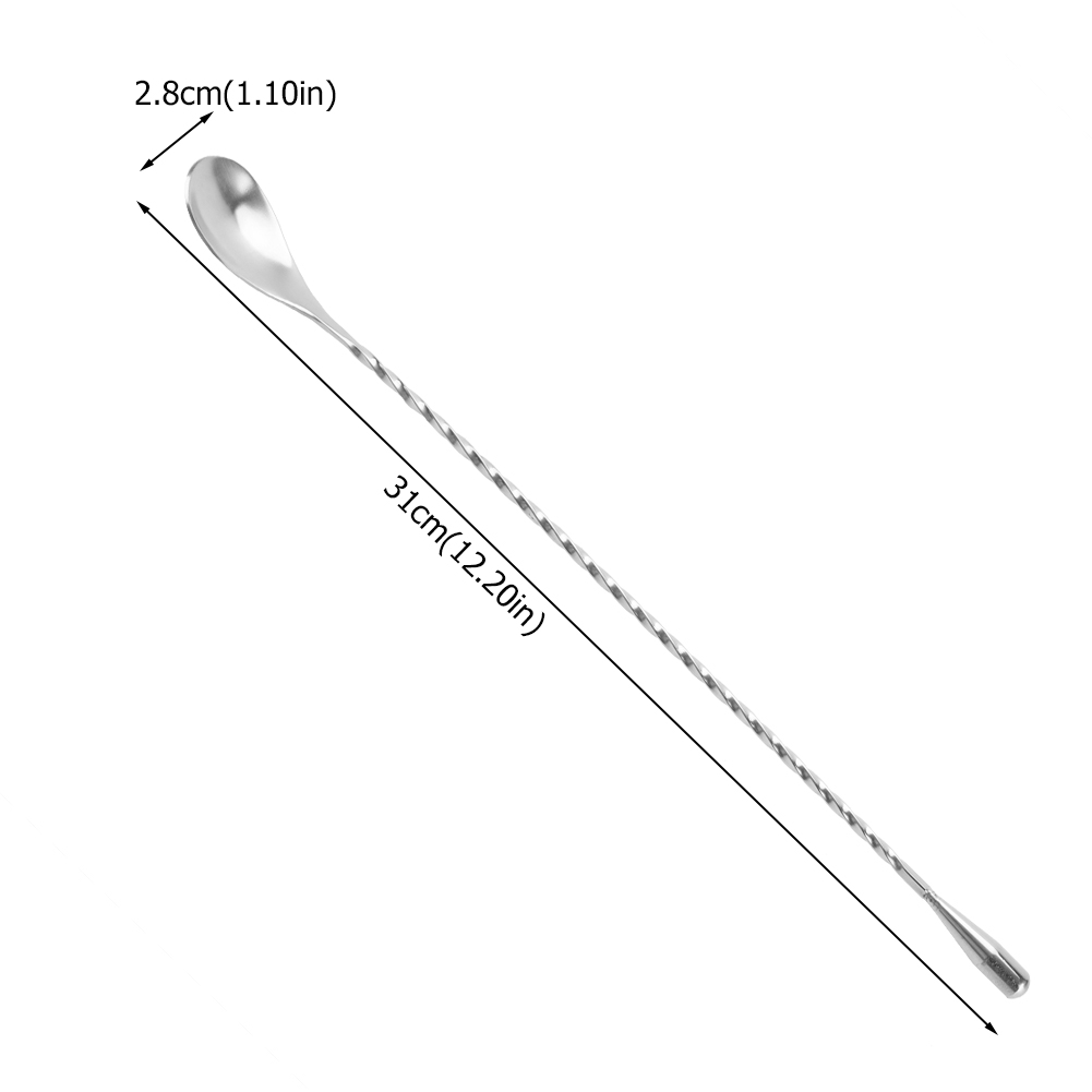 Lange roerlepel van roestvrij  - Bar Spoon Twisted recensie en prijs