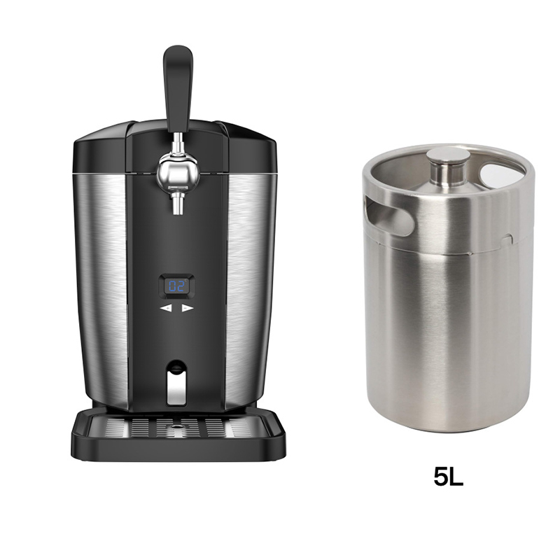 5L RVS Mini Bierfustje Draagba - Wine Draft Beer recensie en prijs