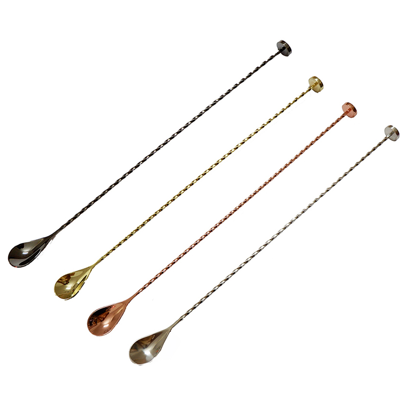 Gratis Verzending 40Cm Rvs Coc - Bar Spoon Twisted recensie en prijs